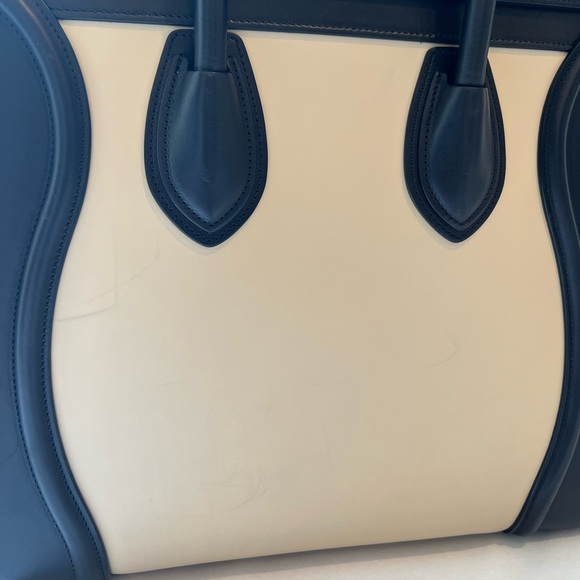 Celine Tricolor Satin Calfskin Mini Luggage Tote - Picture 7 of 11